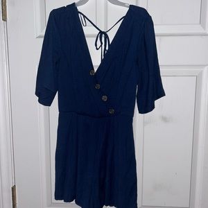Francesca’s Navy Blue Romper